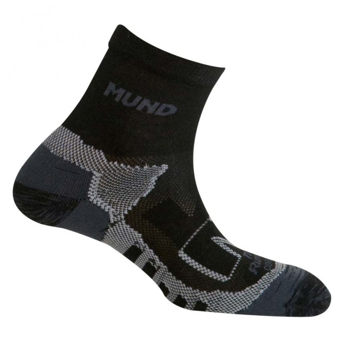 [해외]MUND SOCKS 트레일 런닝 양말 4136223535 Black / Grey