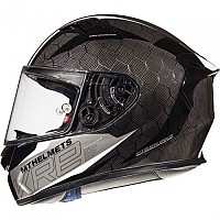 [해외]MT 헬멧 탄소 KRE Snake 2.0 가득한 얼굴 헬멧 9137091090 Gloss White / Black