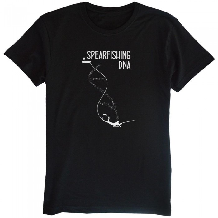 [해외]KRUSKIS Spearfishing DNA 반팔 티셔츠 10136887456 Black