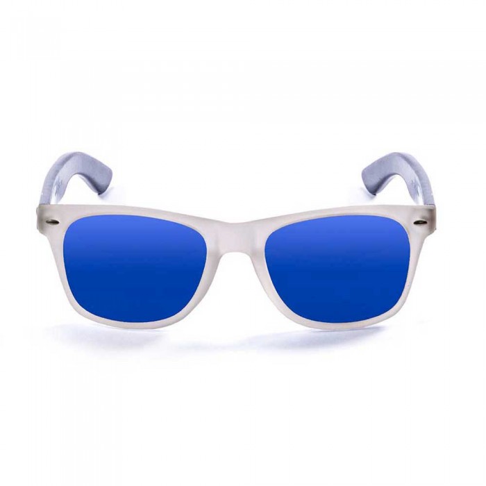 [해외]OCEAN SUNGLASSES Beach Wood 편광 선글라스 14136178933 Brown / White Transparent / Blue