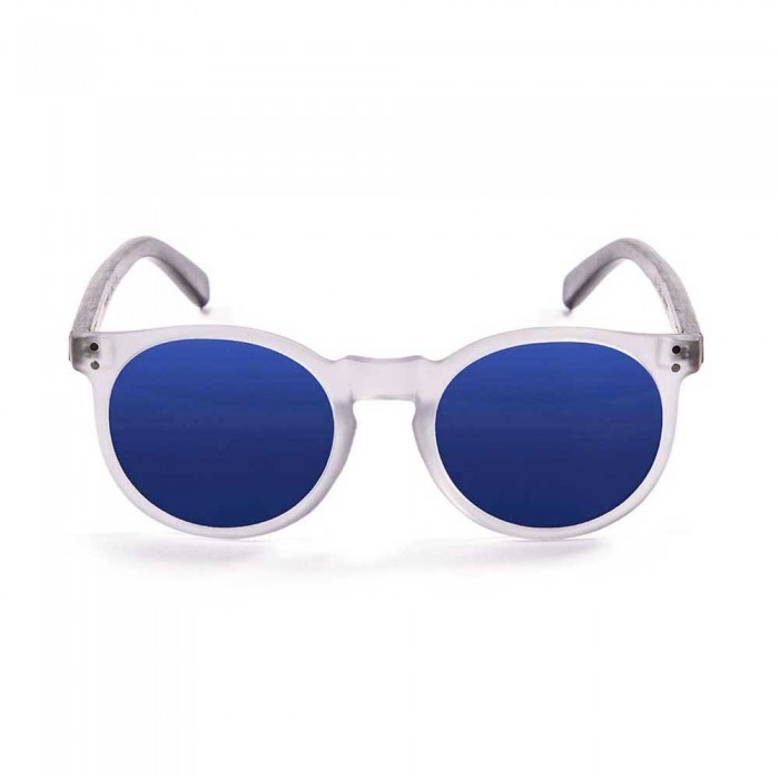 [해외]OCEAN SUNGLASSES Lizard Wood 편광 선글라스 14136178900 White Transparent / Blue