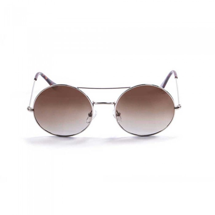 [해외]OCEAN SUNGLASSES Circle 편광 선글라스 14136178853 Shiny Silver / Brown