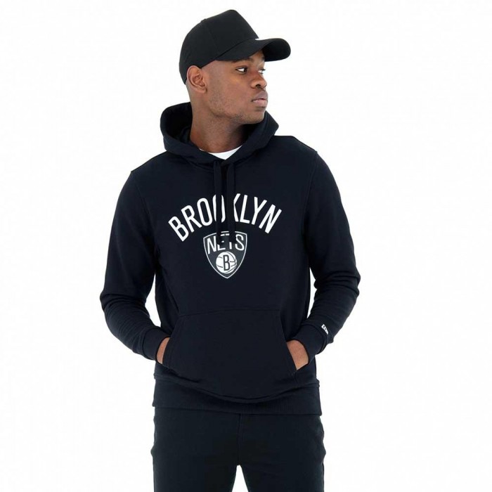 [해외]뉴에라 팀 Logo Po Brooklyn Nets 후드티 136788966 Black