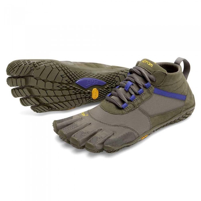 [해외]비브람 FIVEFINGERS V Trek 하이킹화 4136790709 Military / Purple