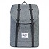 [해외]허쉘 Retreat 19.5L 배낭 136986316 Raven Crosshatch / Black