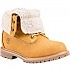 [해외]팀버랜드 Authentics Teddy 플리스 WP Folddown 넓은 부츠 135869619 Wheat Nubuck