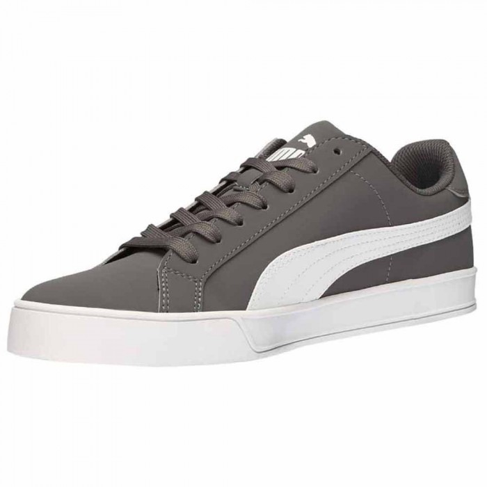 [해외]푸마 Smash Vulc 운동화 136572420 Steel Gray / Puma White