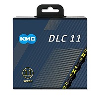 [해외]KMC DLC 11 road/MTB 체인 1136711597 Black / Yellow