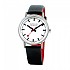 [해외]몬데인 Classic 시계 136506608 White / Black Leather / Red Lining
