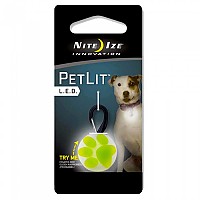 [해외]NITE IZE 손전등 Petlit LED Collar 4135919308 Lime Paw