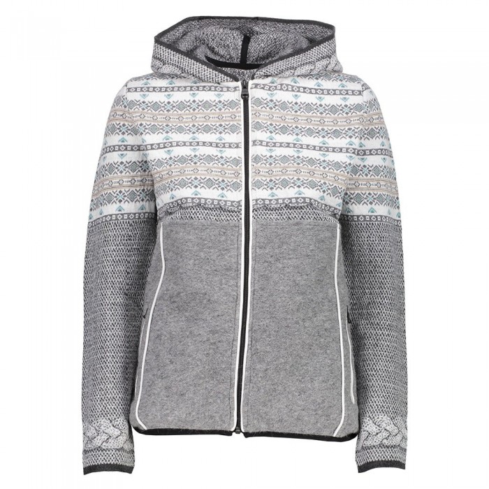 [해외]CMP Fixed Hood 39J3336 자켓 4137191254 Grey Melange