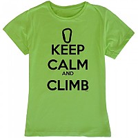 [해외]KRUSKIS Keep Calm And Climb 반팔 티셔츠 4135920226 Light Green