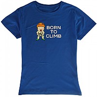 [해외]KRUSKIS Born To Climb 반팔 티셔츠 4137151673 Royal Blue
