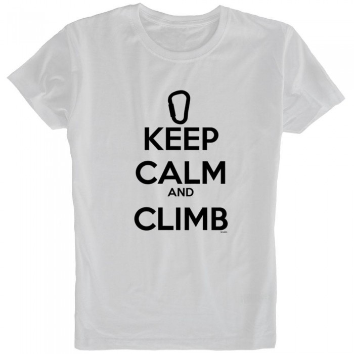 [해외]KRUSKIS Keep Calm And Climb 반팔 티셔츠 4136696478 White