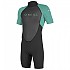 [해외]오닐 웻슈트 Youth Reactor II 2 mm Back Zip Spring 정장 14137063331 Black / Light Aqua