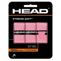 [해외]헤드 RACKET 테니스/파델/스쿼시 오버그립 Xtreme 소프트 3 단위 12135932537 Pink