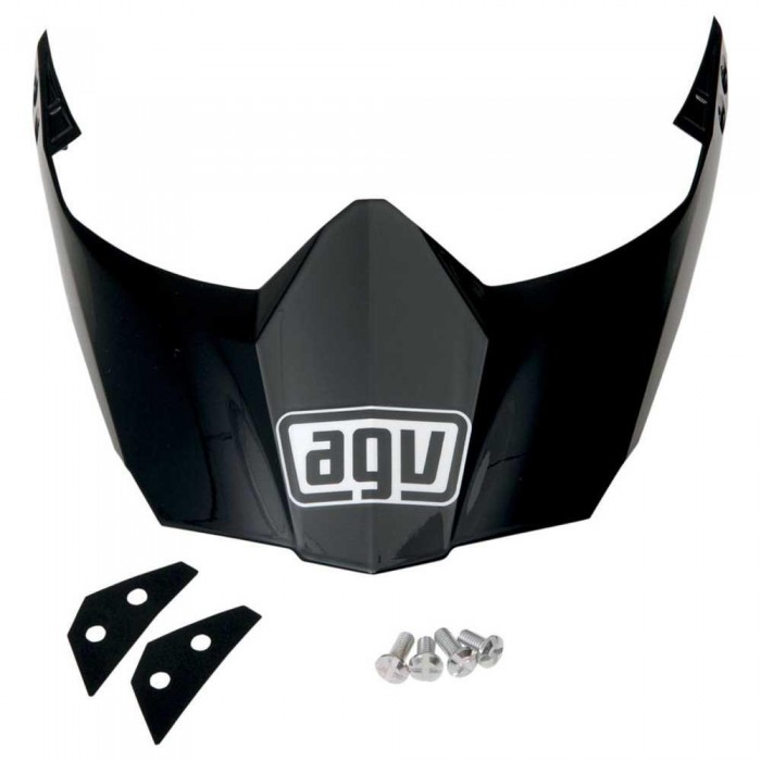 [해외]AGV OUTLET Visera AX-8 Dual Evo Painted 썬바이저 9136439365 Matt Black