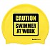 [해외]BUDDYSWIM 수영 모자 Caution Swimmer At Work 6136764774 Yellow