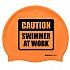 [해외]BUDDYSWIM 수영 모자 Caution Swimmer At Work 6136764775 Orange