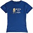 [해외]KRUSKIS Born To Run 반팔 티셔츠 6137313069 Royal Blue