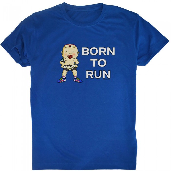 [해외]KRUSKIS Born To Run 반팔 티셔츠 6137313067 Royal Blue