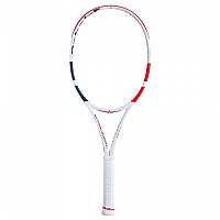[해외]바볼랏 고정되지 않은 테니스 라켓 Pure Strike 100 12137293493 White / Red / Black
