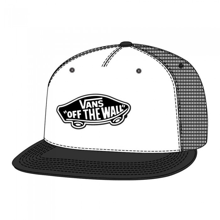 [해외]반스 Classic Patch Trucker 모자 141269227 White / Black