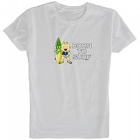 [해외]KRUSKIS Born To Surf 숏 슬리브 T-shirt 반팔 티셔츠 14137313091 White