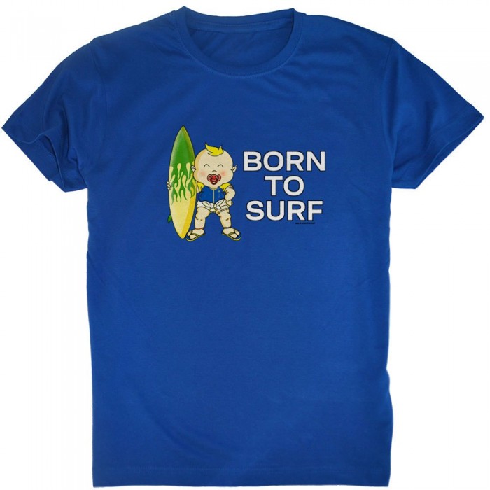 [해외]KRUSKIS Born To Surf 반팔 티셔츠 14137313092 Royal Blue