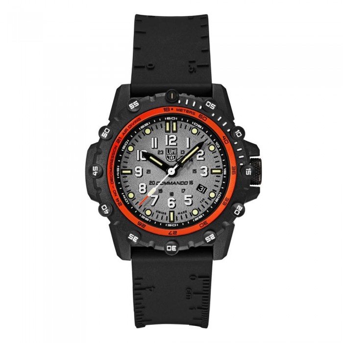 [해외]루미녹스 Commando Frogman 3301 시계 10137327194 Grey / White / PU Black