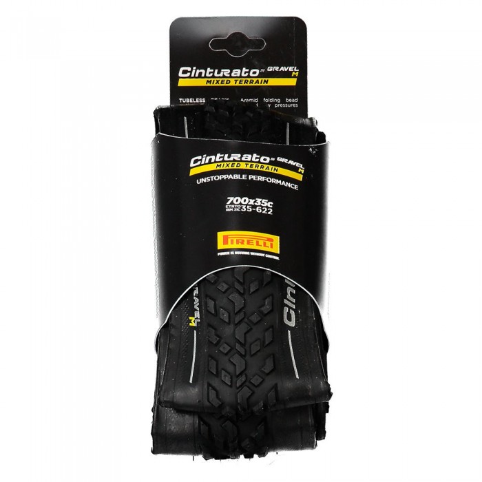 [해외]피렐리 Cinturato Mixed Tubeless 700C x 45 자갈 타이어 1137326050 Black