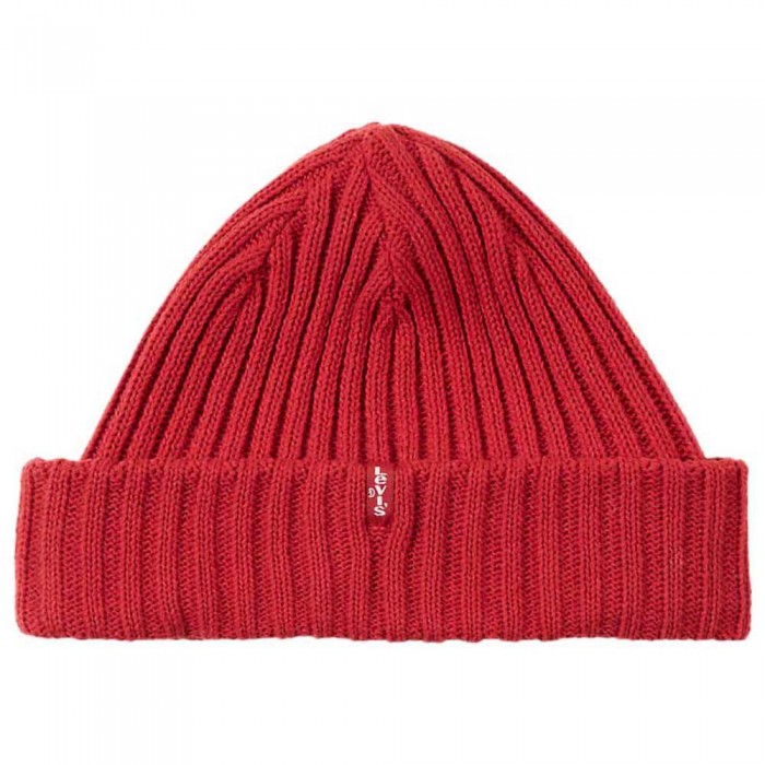 [해외]리바이스 ACCESSORIES Ribbed 비니 137335450 Brilliant Red