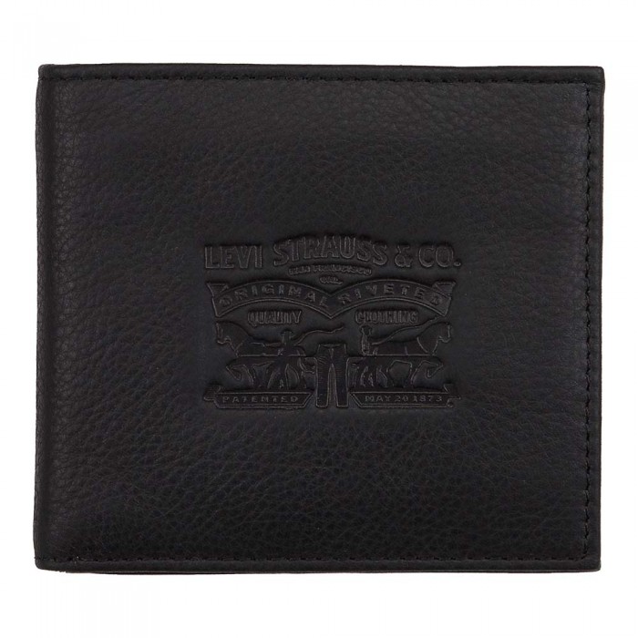 [해외]리바이스 ACCESSORIES Vintage Two Horse Bifold 지갑 136460242 Regular Black