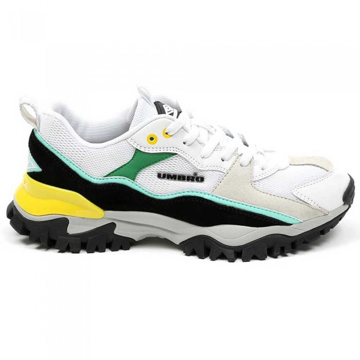 [해외]엄브로 Bumpy 운동화 137261509 White / Black / Beach Glass / Fluo Yellow