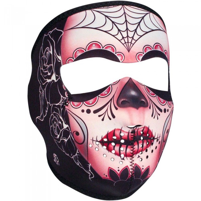 [해외]ZAN 헤드기어 Neoprene 발라클라바 9137336968 Sugar Skull