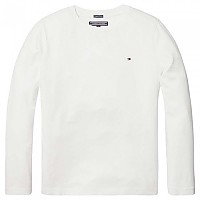 [해외]타미힐피거 긴팔 티셔츠 Basic Knit 15137005385 Bright White