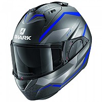 [해외]샤크 Evo ES Yari 모듈형 헬멧 9137370475 Matte Anthracite / Blue / Silver