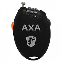 [해외]AXA 케이블 잠금 장치 Roll Combination 1137377087 Black