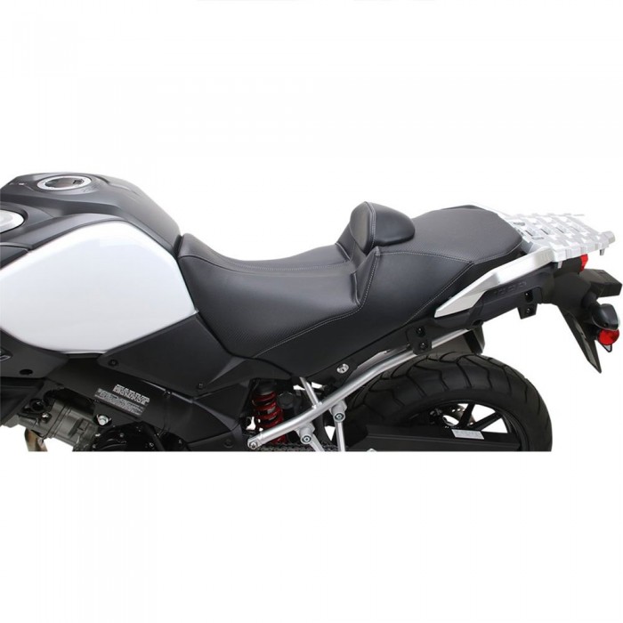 [해외]새들맨 Suzuki V Strom DL1000 Heated Adventure Tour Standard W/Lumbar Rest 오토바이 시트 9137364304 Black