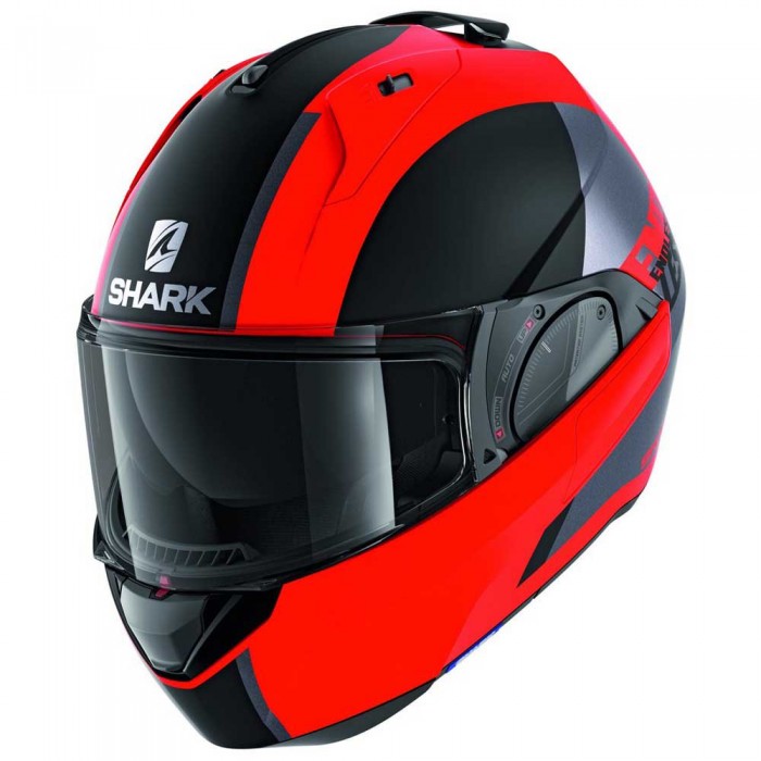 [해외]샤크 Evo ES Endless 모듈형 헬멧 9137370482 Matte Orange / Black