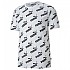 [해외]푸마 Amplified Allover Print 반팔 티셔츠 137360095 Puma White / Puma Black