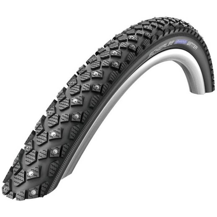 [해외]슈발베 Marathon Winter Plus Smart Guard WIC Tubeless 20´´ x 42 도시의 견고한 자전거 타이어 1137417405 Black