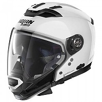 [해외]놀란 N70-2 GT Classic N-Com 컨버터블 헬멧 9137425449 Metal White