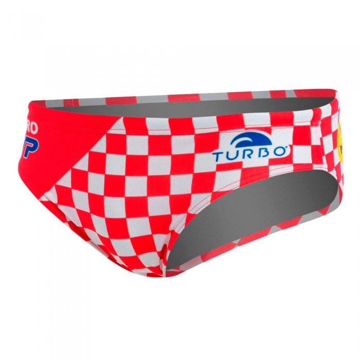 [해외]터보 Croatia 수영복 브리프 6675136 Red / White