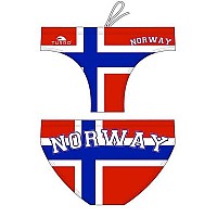 [해외]터보 수영 브리프 Norway 6675251 Red / Royal