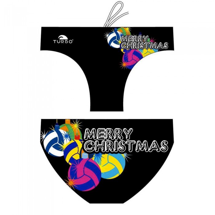 [해외]터보 수영 브리프 Christmas Ball 6675370 Black