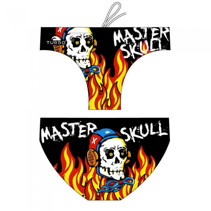 [해외]터보 Master Halloween Skulls 수영복 브리프 6675403 Red / Black