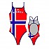 [해외]터보 수영복 Norway 61290326 Red / Royal