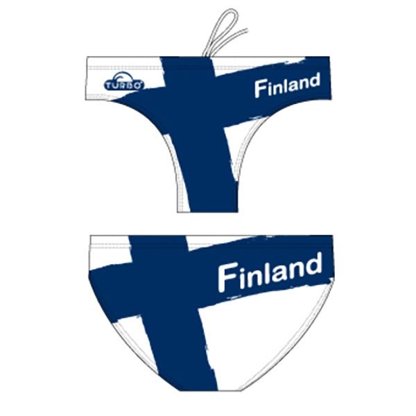 [해외]터보 수영 브리프 Finland 6675288 Navy / White