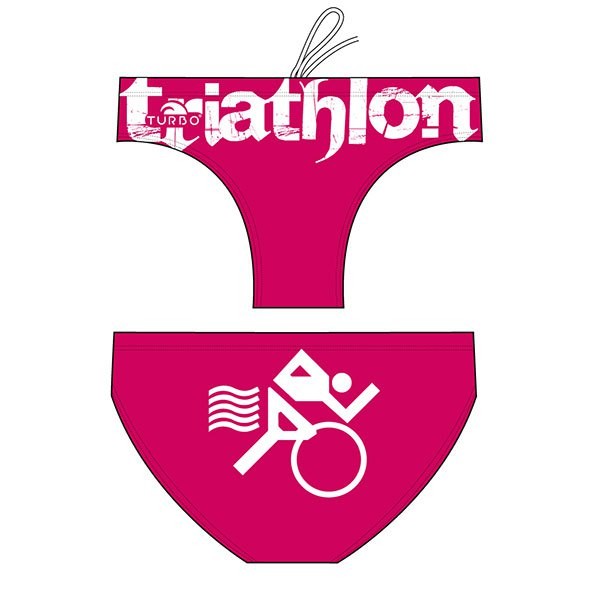 [해외]터보 Triathlon Basic 수영복 브리프 6675303 Pink / White